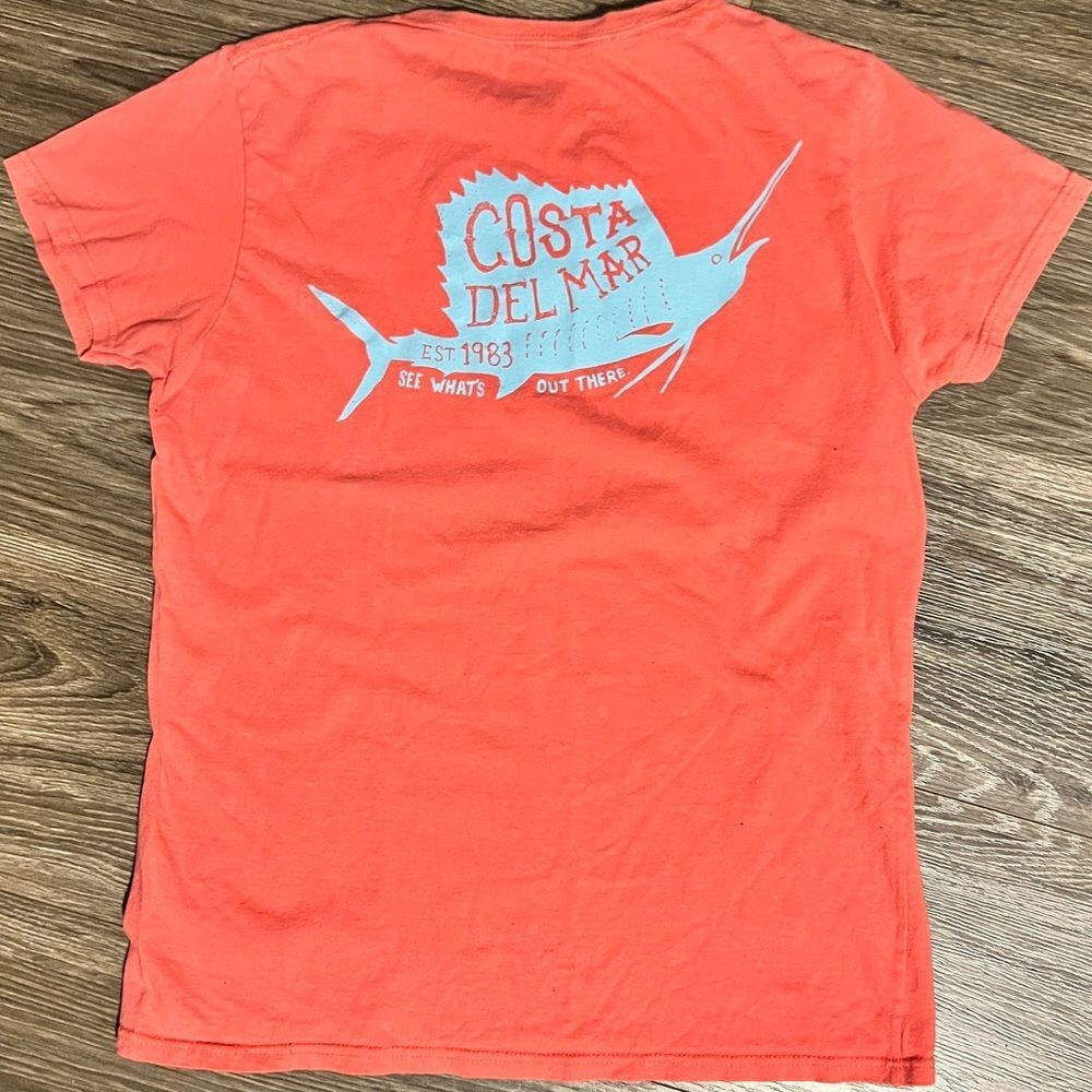 Costa T-Shirt Women's~ Medium Coral